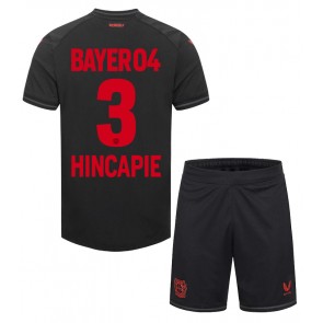 Bayer Leverkusen Piero Hincapie #3 Domaci Dres za Dječji 2023-24 Kratak Rukavima (+ kratke hlače)